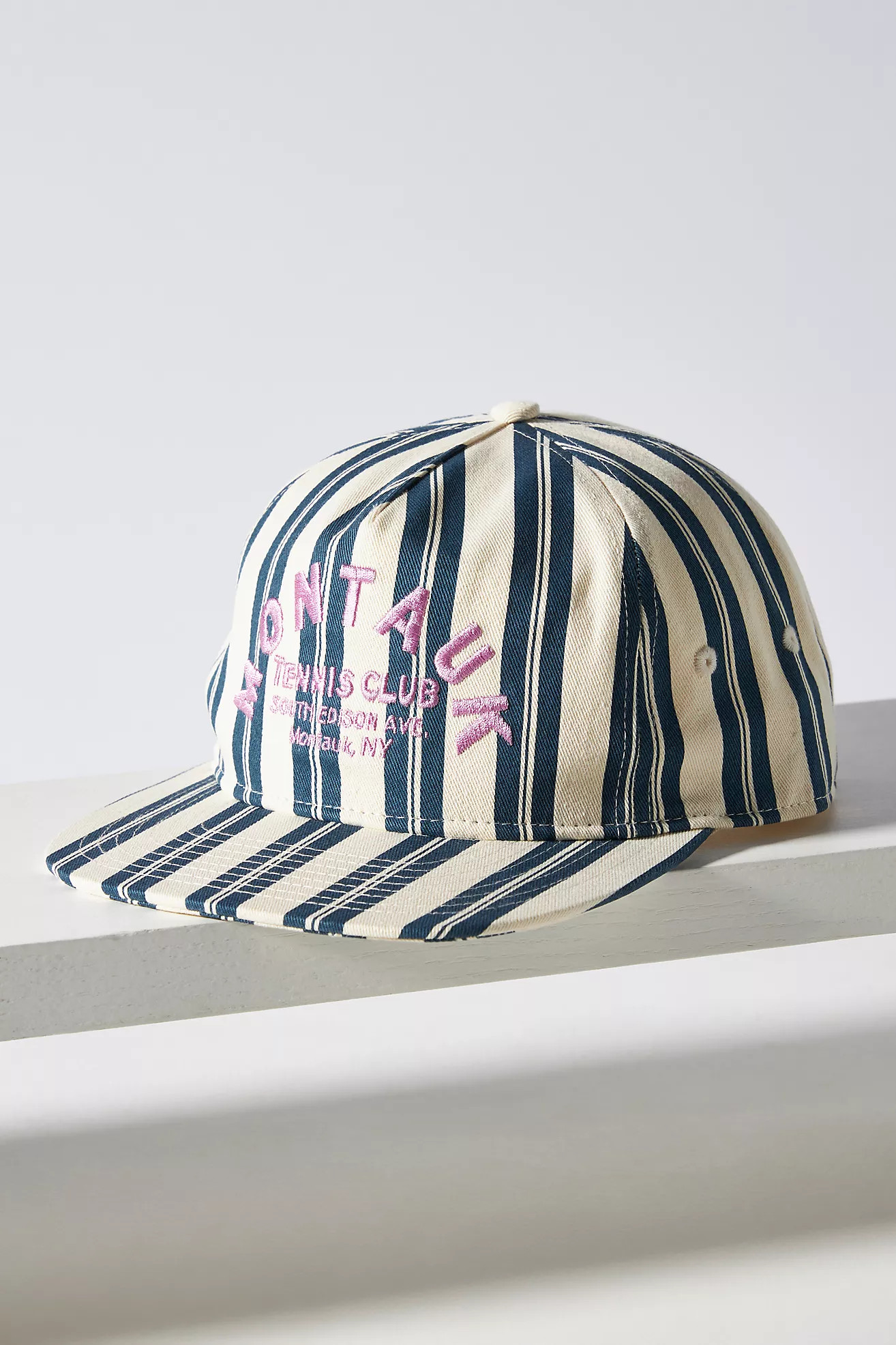 Coney Island Picnic Montauk Stripe Baseball Cap | Anthropologie (US)