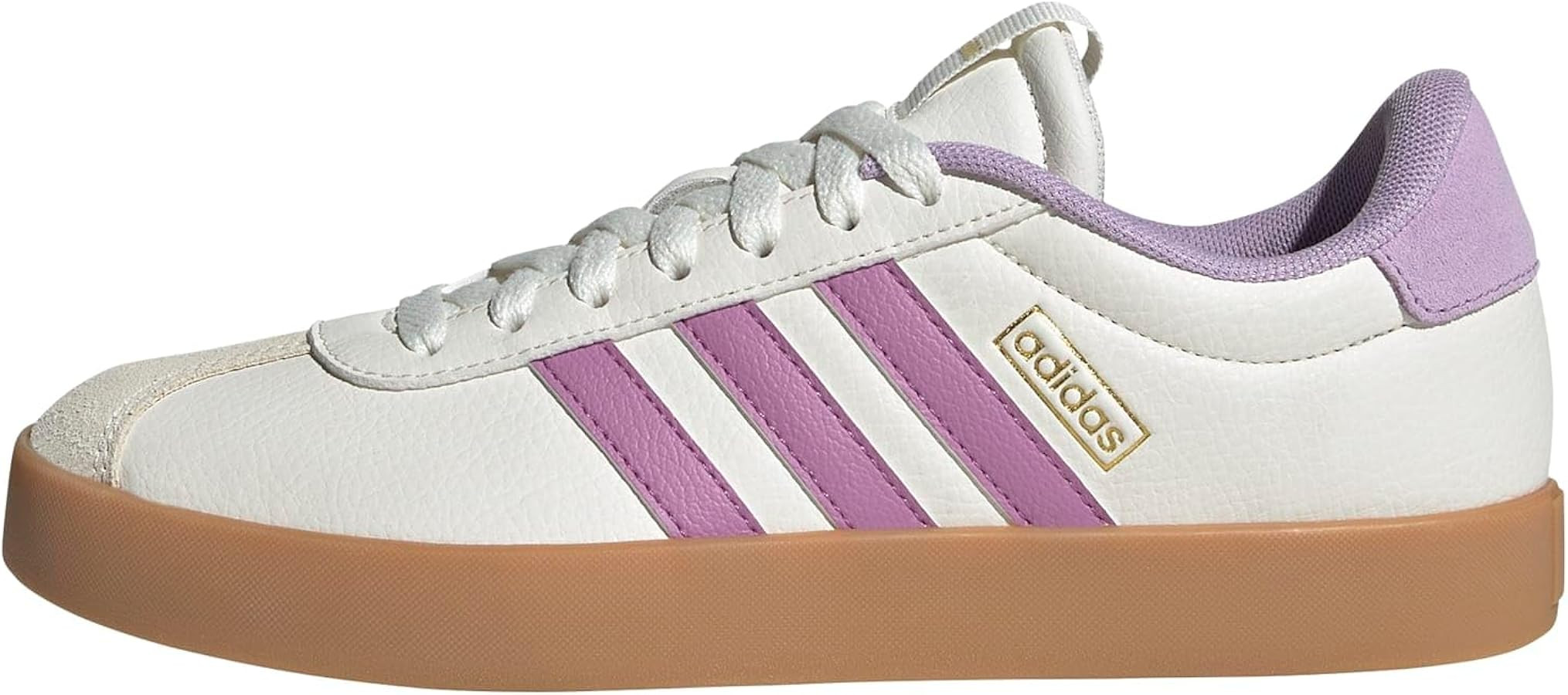 Adidas Women's VL Court 3.0, Core White/Preloved Purple/Powder Plum, 6.5 : Amazon.ca: Clothing, S... | Amazon (CA)