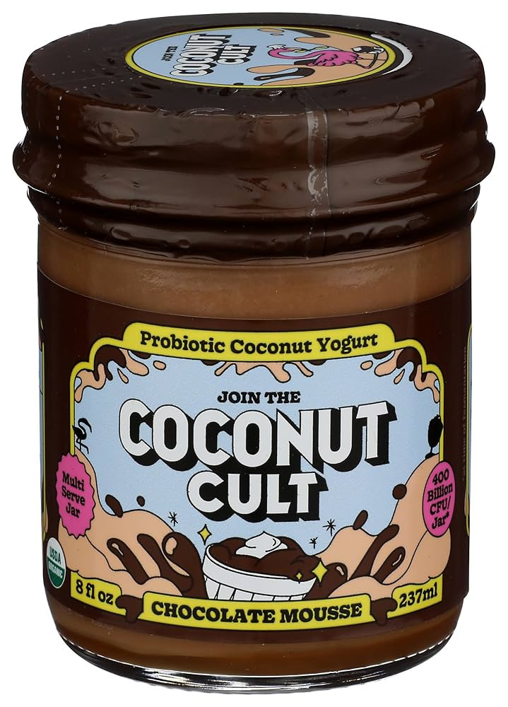 THE COCONUT CULT Organic Chocolate Mousse Coconut Yogurt, 8 FZ | Amazon (US)
