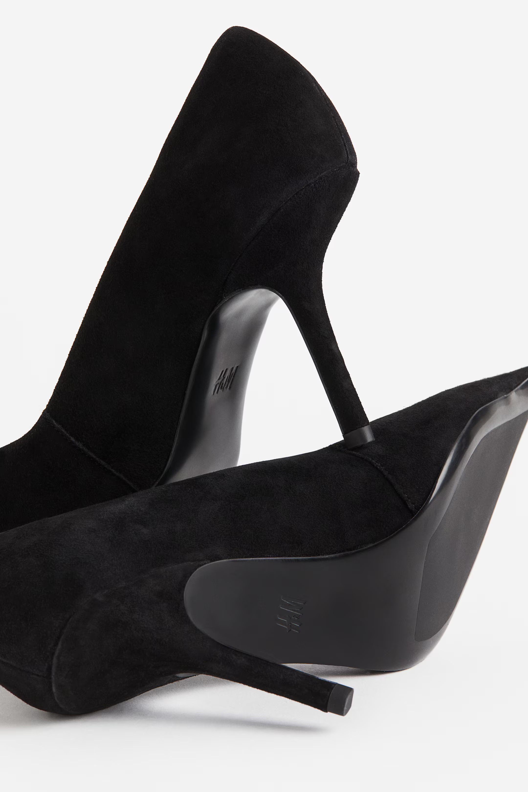 Suede Pumps - Black - Ladies | H&M US | H&M (US + CA)