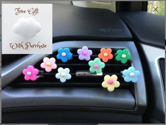 SPECIAL PRICE Set of 10 Flower Car Air Vent Clip Mask Hanger - Etsy | Etsy (US)