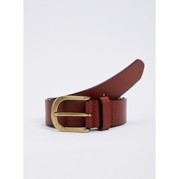 Tan Leather Belt S | Tu Clothing