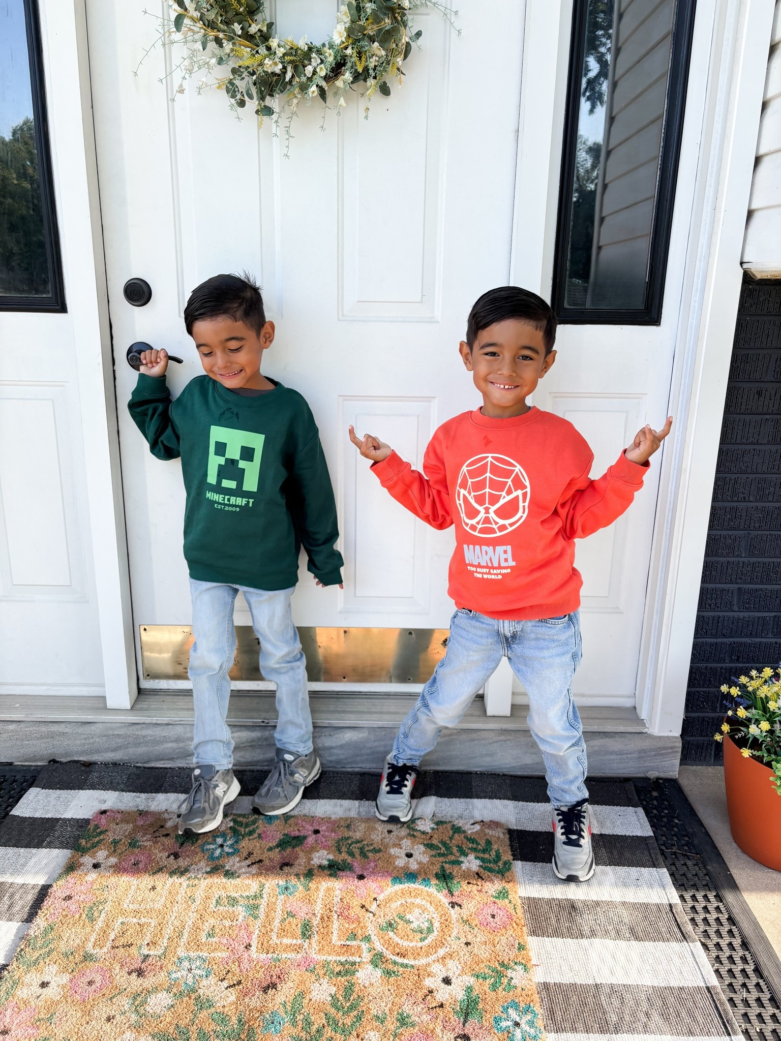Back to school kids clothes
- affordable kids clothess
- boy clothes 
- mine craft sweatshirts
- marvel sweatshirts 
- kid’s crewneck 
- #hmkids #h&amp;m 

#LTKFindsUnder50 #LTKKids