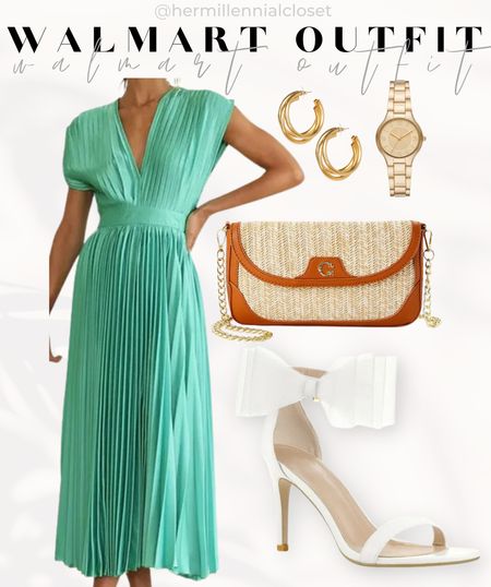 Walmart Wedding Guest Outfit Inspo - Gala Dinner, Date Night, Wedding Outfit Spring 2024

Walmart Wedding Guest Outfit Inspo - Gala Dinner, Date Night, Wedding Outfit Spring 2024

Dazzle at any occasion with our exquisite Walmart wedding guest outfit inspiration for Spring 2024! Embrace elegance in a stunning green turquoise pleated satin dress featuring a waist cinch for a flattering silhouette. Complete your look with a chic brown straw resort-like rectangular purse that adds a touch of sophistication. Step into style with white strap stilettos adorned with a delicate bow, perfect for adding a hint of romance to your ensemble. Elevate your outfit with dazzling gold jewelry that adds a touch of glamour to your look. Whether you're attending a gala dinner, enjoying a romantic date night, or celebrating love at a spring wedding, this outfit is sure to make you the center of attention. Shop now and be the best-dressed guest with Walmart Fashion Spring 2024

Green Turqous Pleated Satin Dress with Waits cinch, Brown Straw Resort like Rectangular purse, White strap Stilettos with Bow, Gold Jewelry

#LTKstyletip #LTKSpringSale #LTKfindsunder50