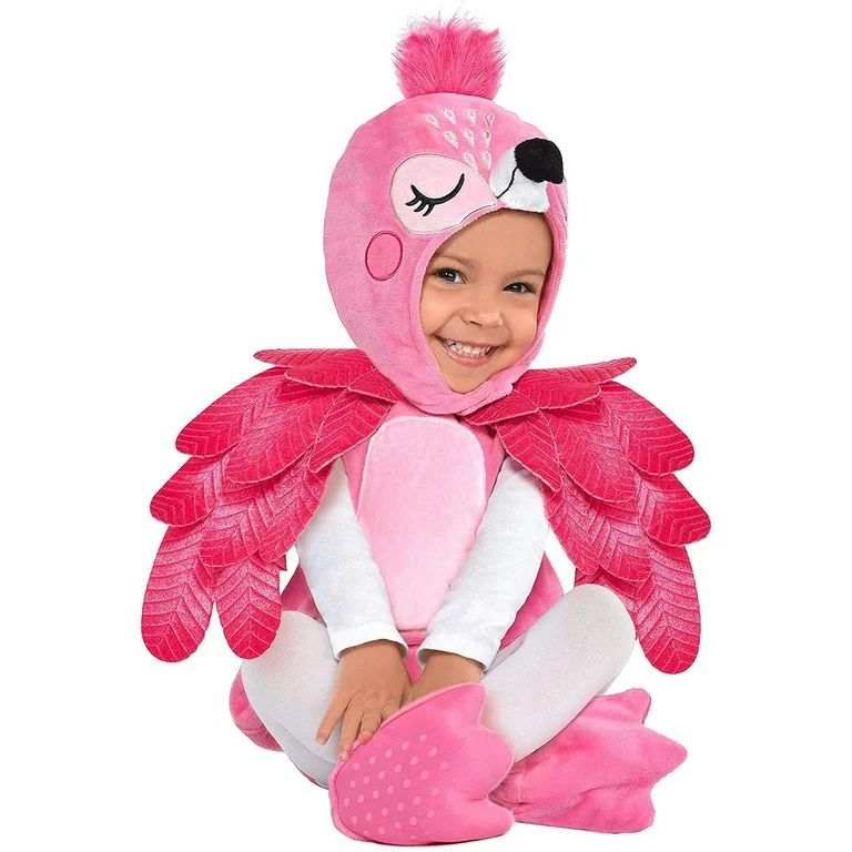 Flamingo Pink Bird Tropical Animal Fancy Dress Up Halloween Baby Child Costume - Walmart.com | Walmart (US)