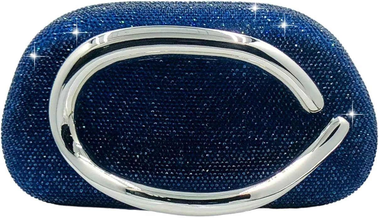 Boutique De FGG Mini Rhinestone Clutch Purse for Women Formal,Evening Bags Sparkly Crystal Clutch... | Amazon (US)