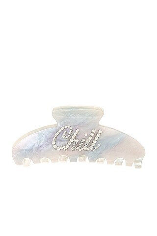 Emi Jay For Fwrd Chill Big Effing Clip in White | FWRD 