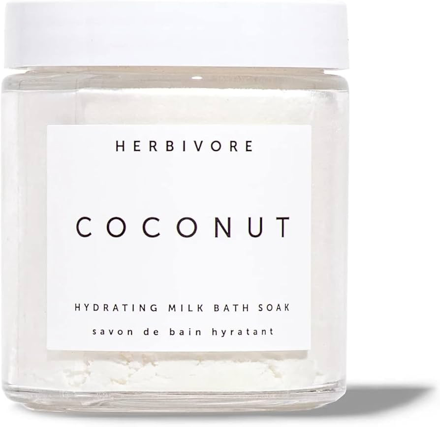 HERBIVORE Coconut Milk Bath Soak – Skin Hydrating & Softening, Soothing Light Coconut Scent, Ve... | Amazon (US)