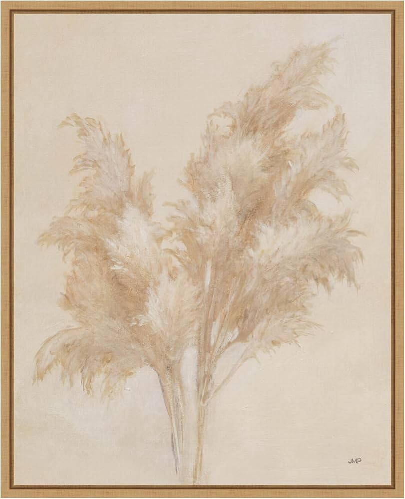 Amanti Art Framed Canvas Wall Art 28x23 Pampas Glow I by Julia Purinton, Framed Wall Art Canvas, ... | Amazon (US)