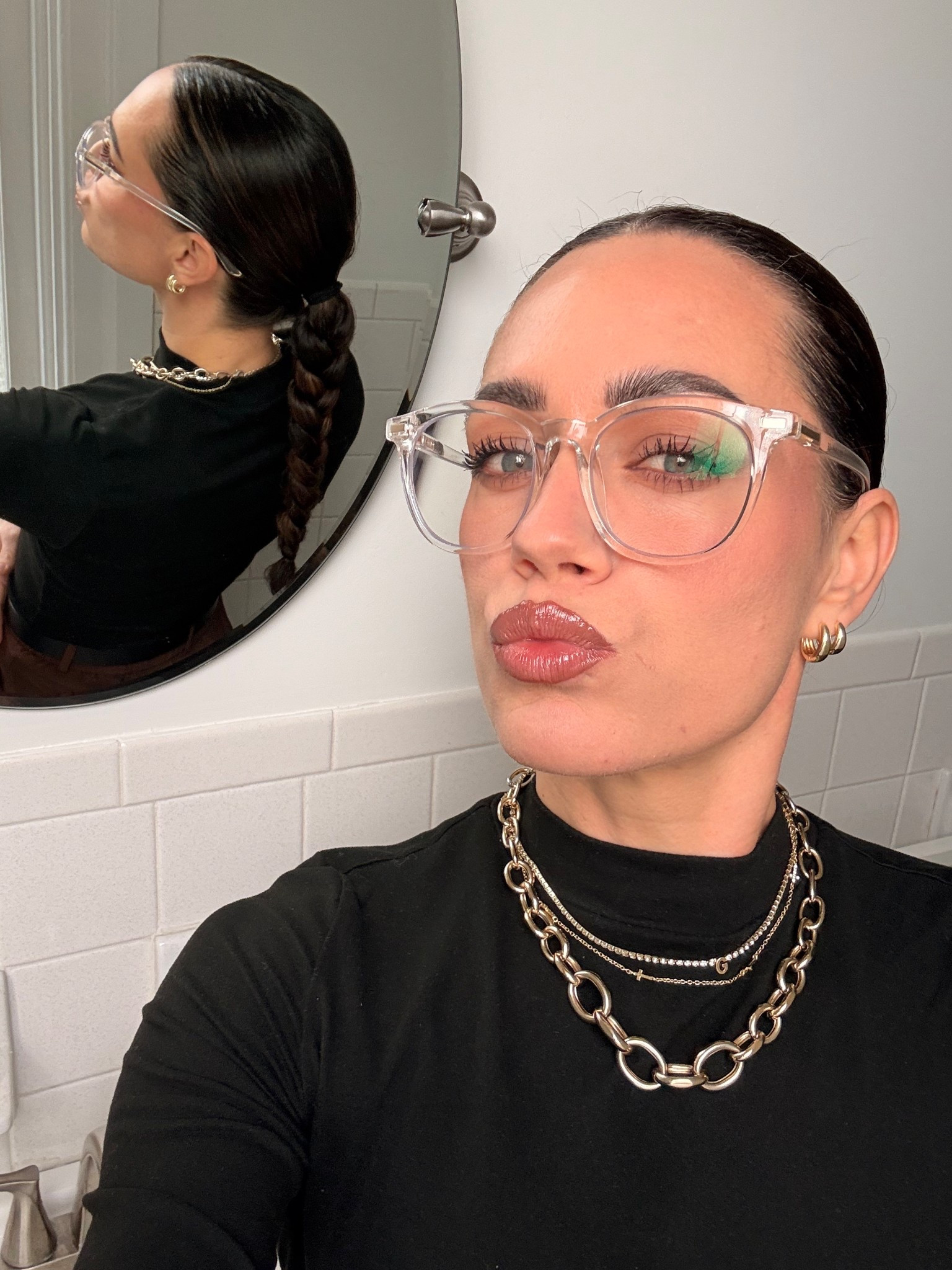 My every day makeup! 🫶🏼 the blush and bronzer I use are not on here, but I will try and find some comparable options! Also linked my cross necklace and the perfect hoop earrings!

#LTKgrwm #LTKBeauty #LTKWorkwear