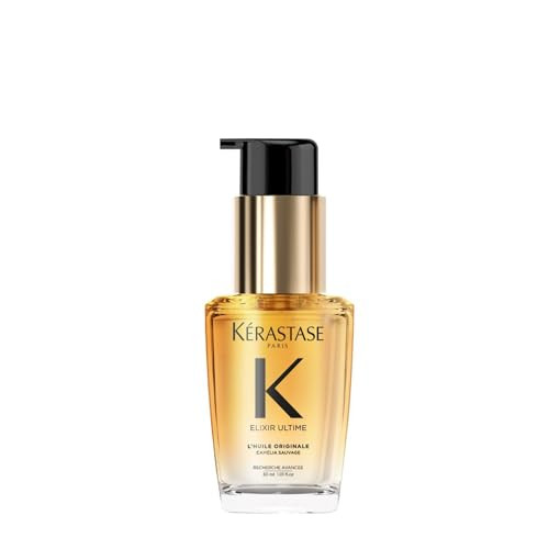 Kerastase Elixir Ultime Refillable Hair Oil - Hydrates & Smoothes Frizz, Adds Shine, With Wild Camellia, Nourishes & Strengthens Hair, 1.01 Fl Oz, Travel Size | Amazon (US)