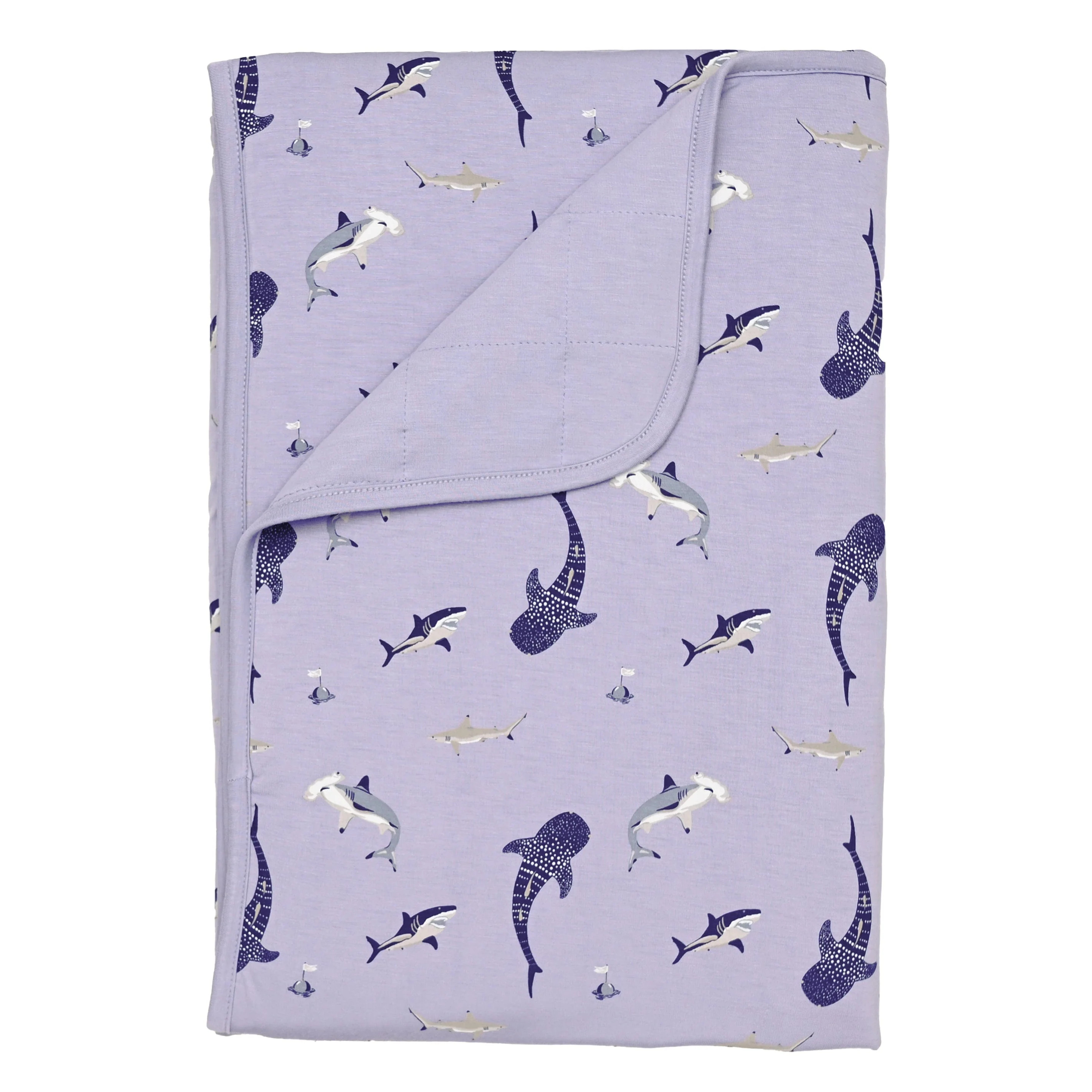 Toddler Blanket in Taro Shark | Kyte BABY
