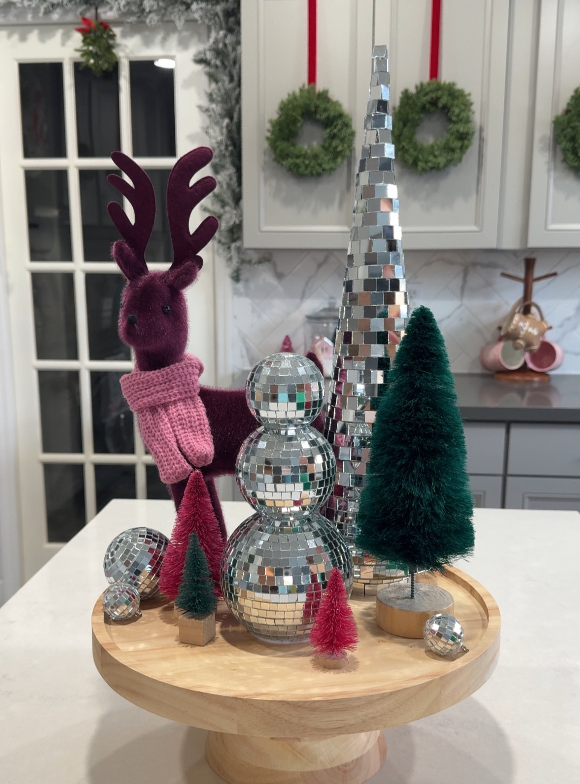 Disco decor for holiday decor 🪩🌲🎀

#LTKHoliday #LTKSeasonal #LTKhome
