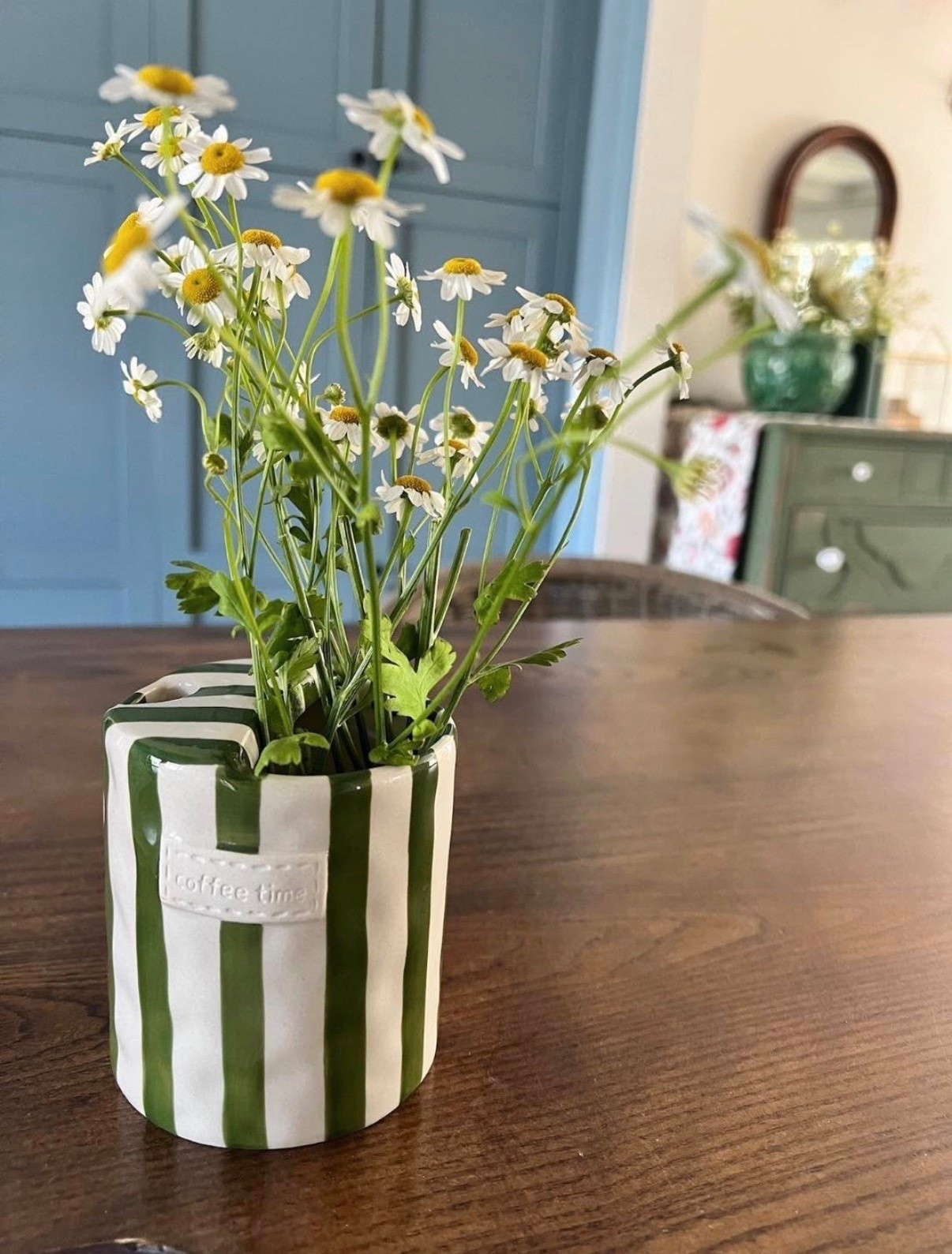 I turned this little ceramic mug into a vase and it ended up being the cutest spot for a few blooms 🌷 It comes in other colors too, which makes it even better!

#LTKSeasonal #LTKSaleAlert #LTKHome