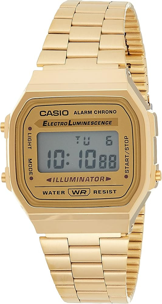 Casio Collection Unisex Adults Watch A168WG | Amazon (US)