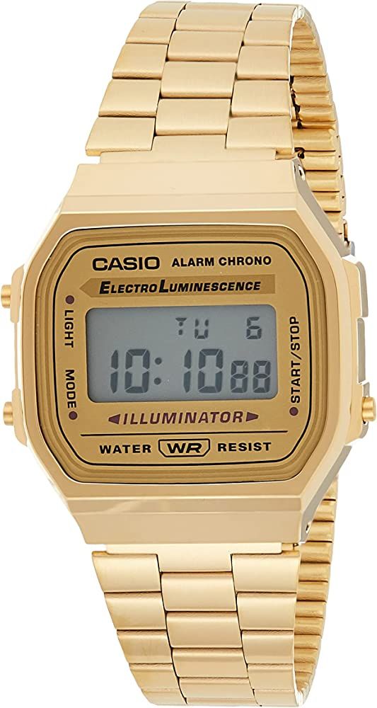 Casio Collection Unisex Adults Watch A168WG | Amazon (US)