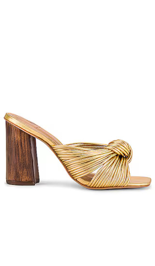 x REVOLVE Multi Strap Knotted Sandal in Gold | Revolve Clothing (Global)