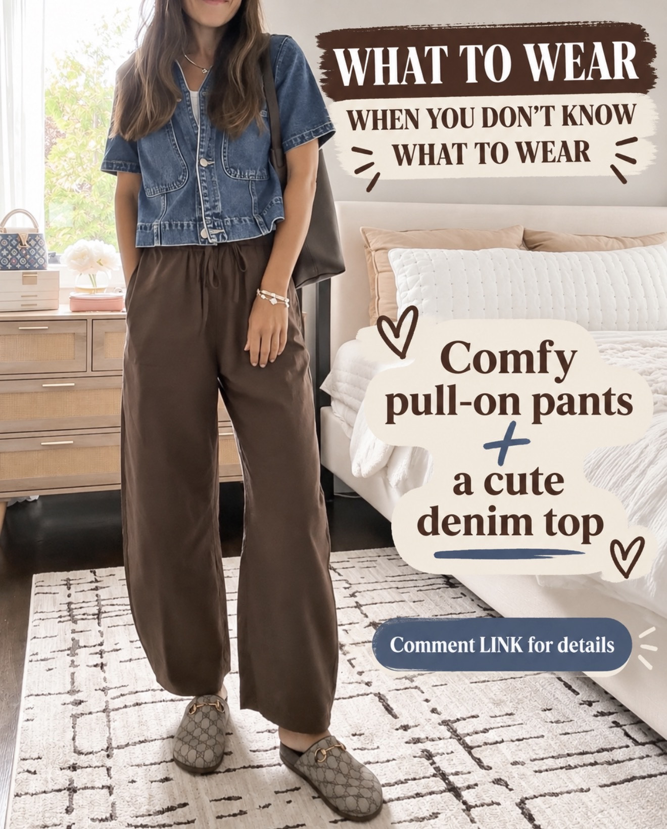 My easiest outfit formula when I don’t know what to wear: comfy pull-on pants + a cute denim top. 🙌 Comfortable, pulled together and zero overthinking!

Comment LINK and I’ll send you the details! 🔗

#LTKOver40 #LTKootd #LTKmomlife
