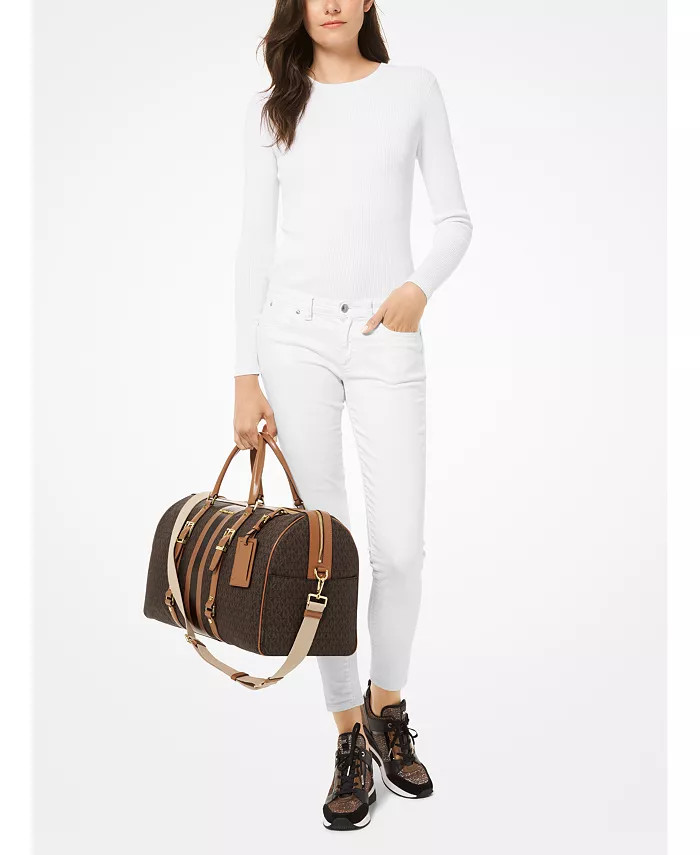 Michael Kors Logo Bedford Travel Extra Large Weekender - Macy's | Macys (US)