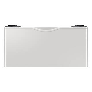 Samsung 27 in. Laundry Pedestal in Ivory with Storage Drawer WE402NE - The Home Depot | The Home Depot