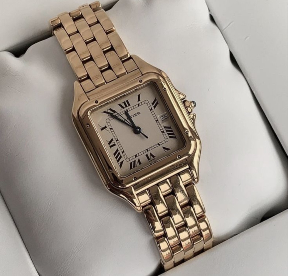 Cartier panthere watch dupe from dhgate

# fence finds
# dhgate finds
# gold watch
# women's watches


#LTKworkwear #LTKGiftGuide #LTKFind