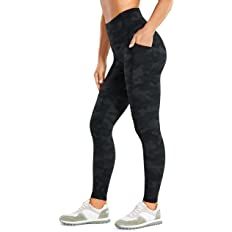 CRZ YOGA Womens Brushed Naked Feeling Workout Leggings 25" - High Waisted Gym Athletic Tummy Cont... | Amazon (US)