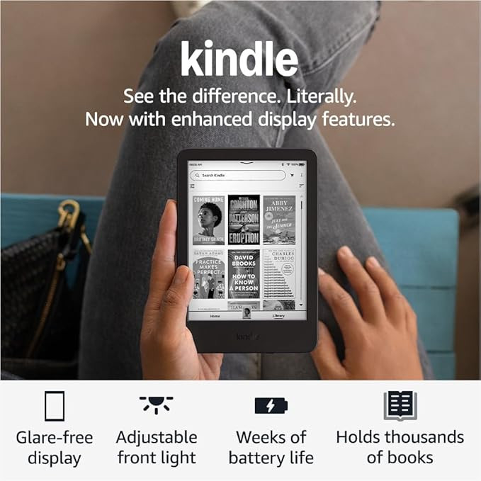 New Amazon Kindle (16 GB) - Lightest and most compact Kindle, now with faster page turns, and hig... | Amazon (US)