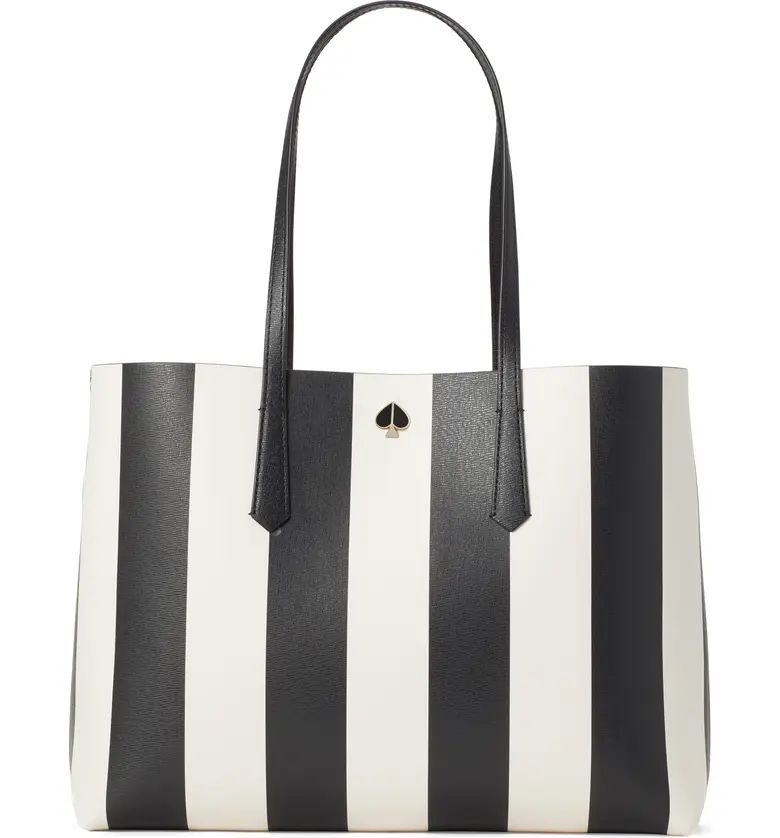 large molly stripe faux leather tote | Nordstrom | Nordstrom