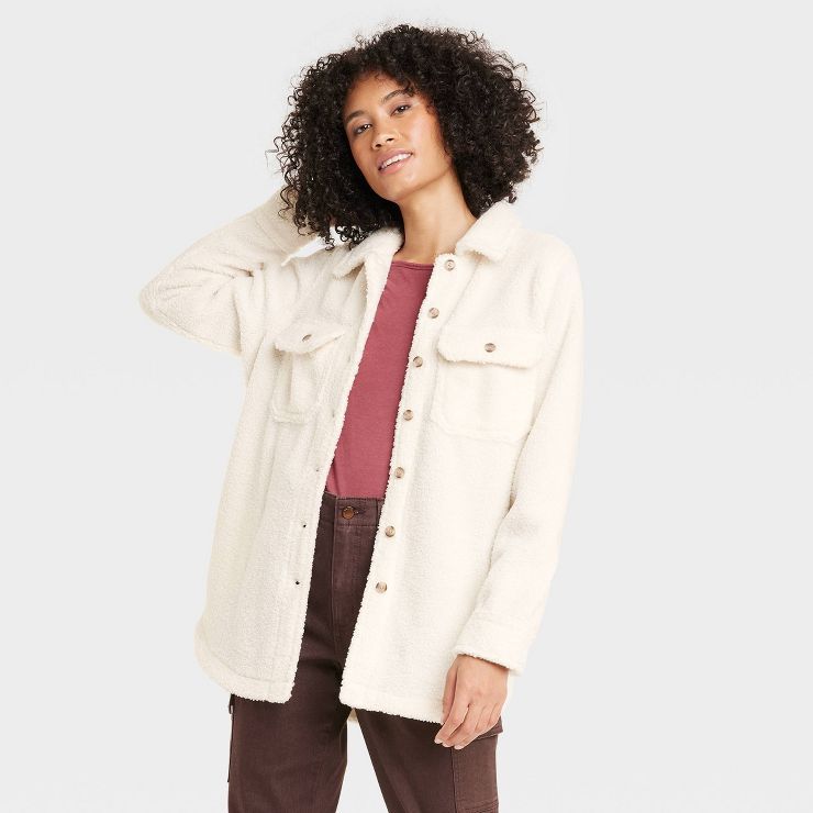 Women's Button-Down Shacket Blazer - Universal Thread™ | Target