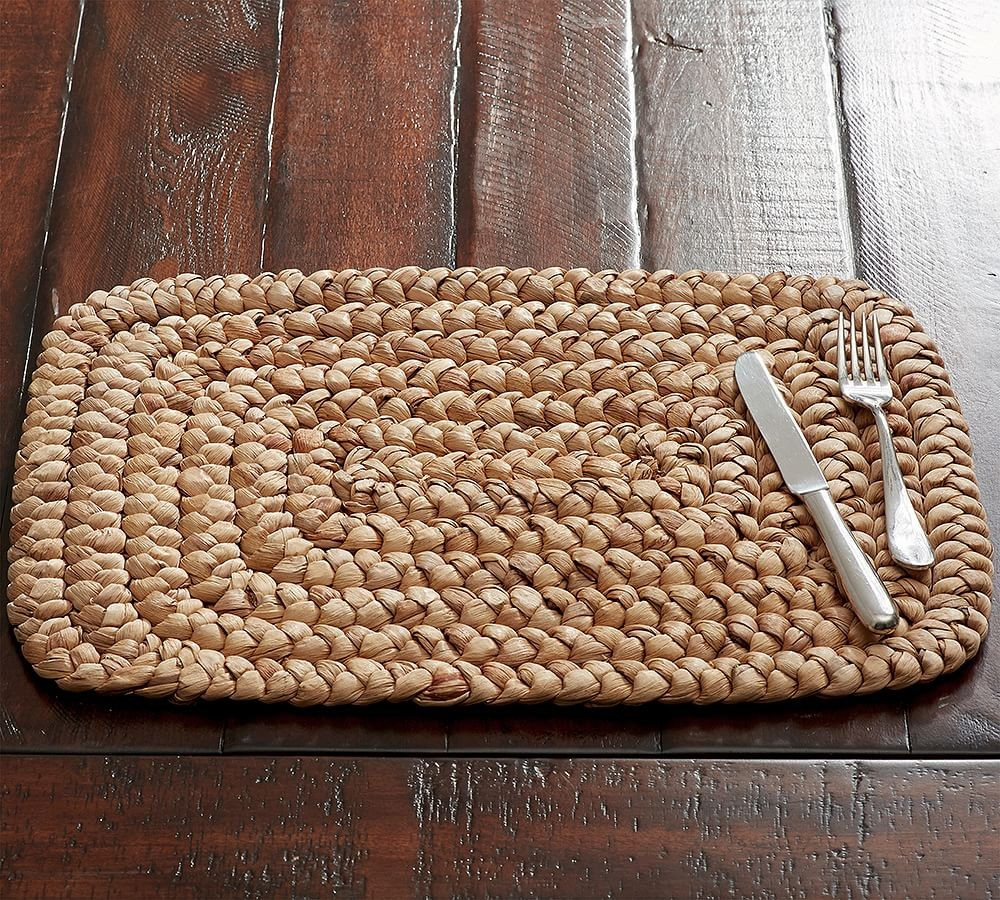 Water Hyacinth Rectangular Placemat, Each | Pottery Barn (US)