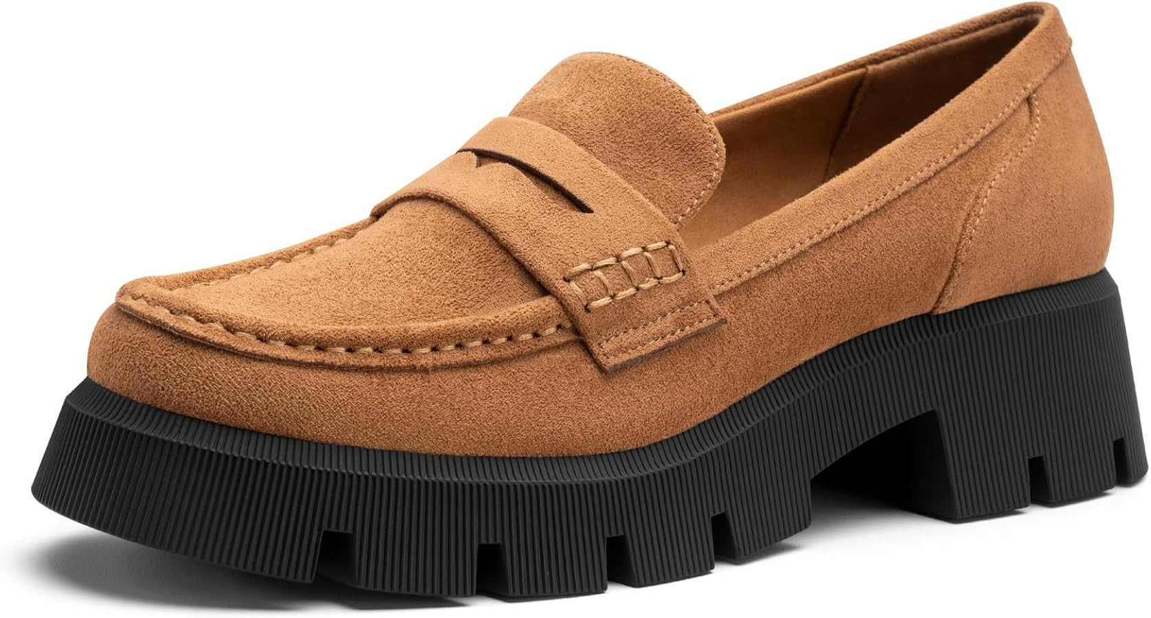 FITORY Loafers for Womens Dress Shoes Slip on Penny Loafers Platform | Amazon (US)