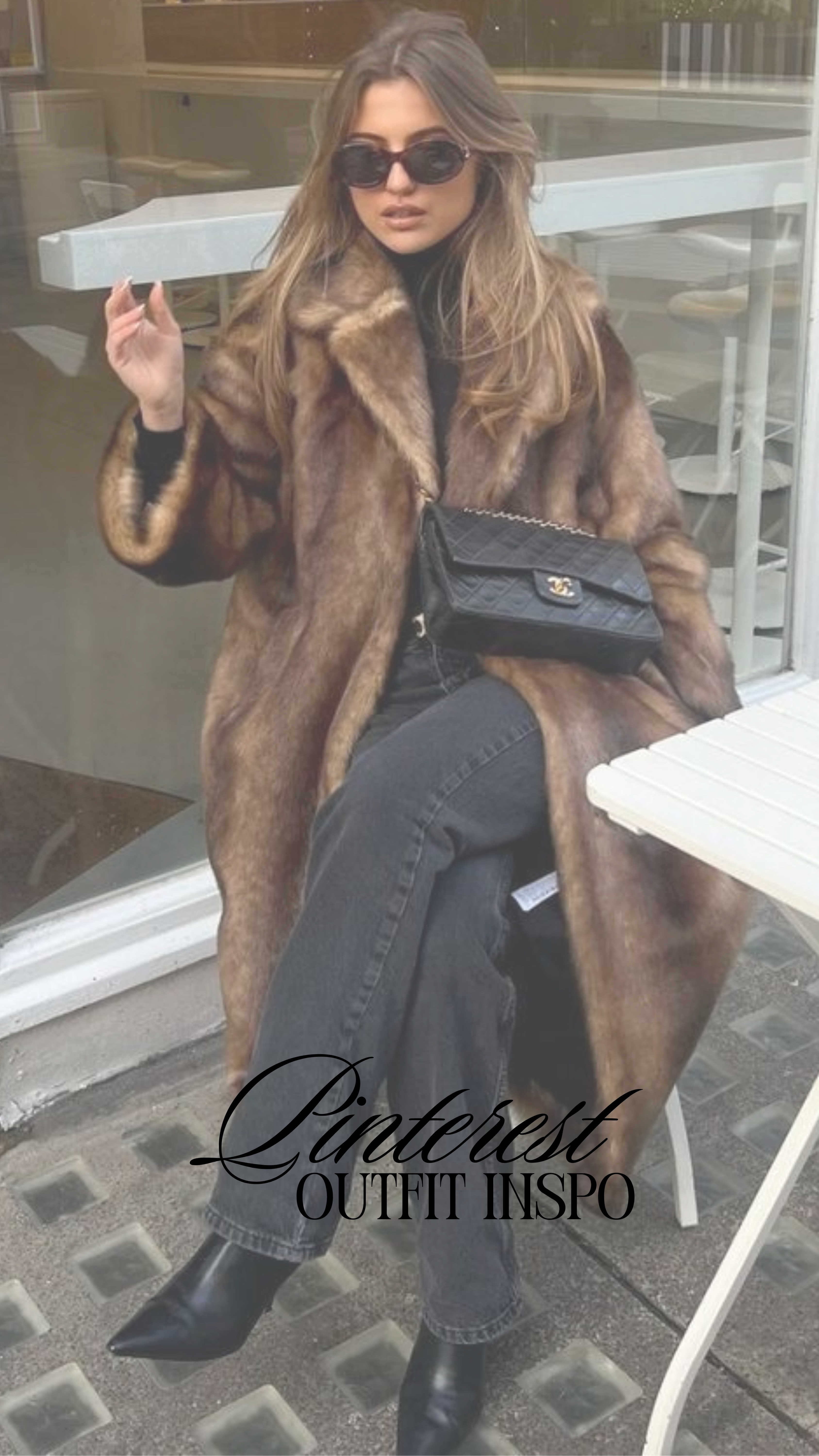 elevated everyday style
brown fur coat paired with sleek black jeans, timeless boots, and a structured shoulder bag creates the perfect blend of chic and cozy 


#OOTD #EffortlessStyle #FallFashion”