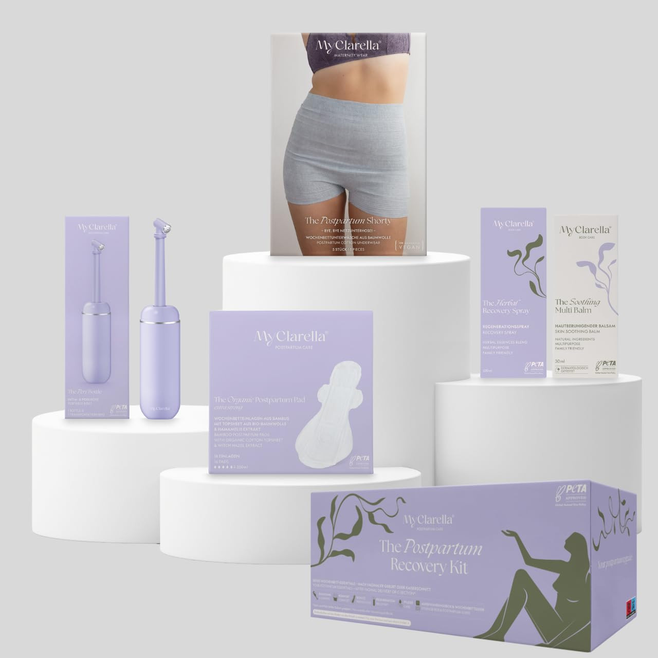 MyClarella Wochenbett Geschenk Set | Pflegepaket für Neumamas nach der Geburt| Inkl. Einwegunter... | Amazon (DE)