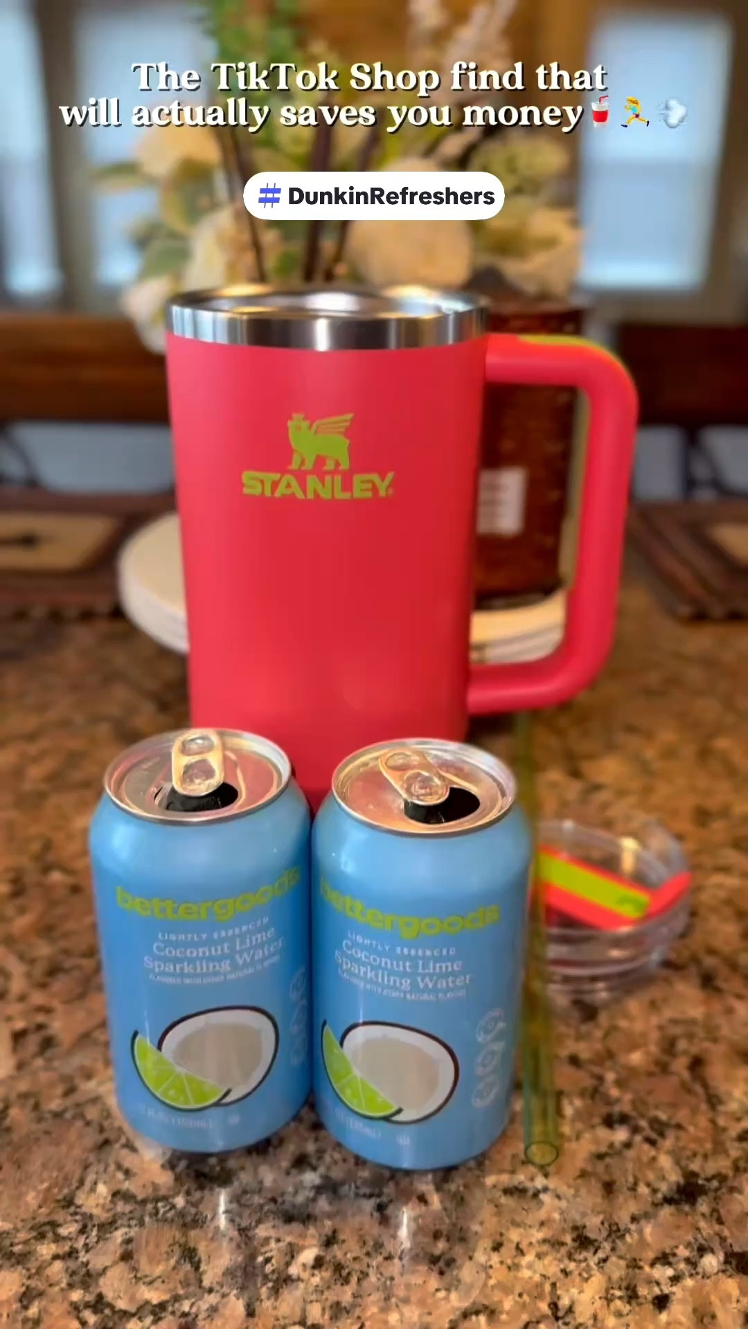 40oz Stanley tumbler under $25? Yes please🙌Grab the Hibiscus before it is sold out! It goes perfect with the new on the go pocket size Dunkin Refreshers! #walmartfinds #dunkinrefreshers 

#LTKSaleAlert #LTKTravel #LTKHome