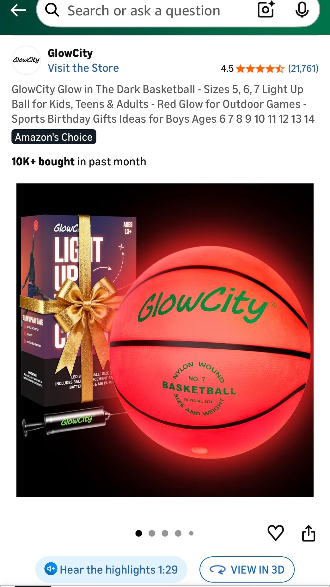 Gift idea for boys, for teenagers, for the basketball player 🎁🏀  Also comes in a football if you prefer!

#LTKMens #LTKGiftGuide #LTKFindsUnder50