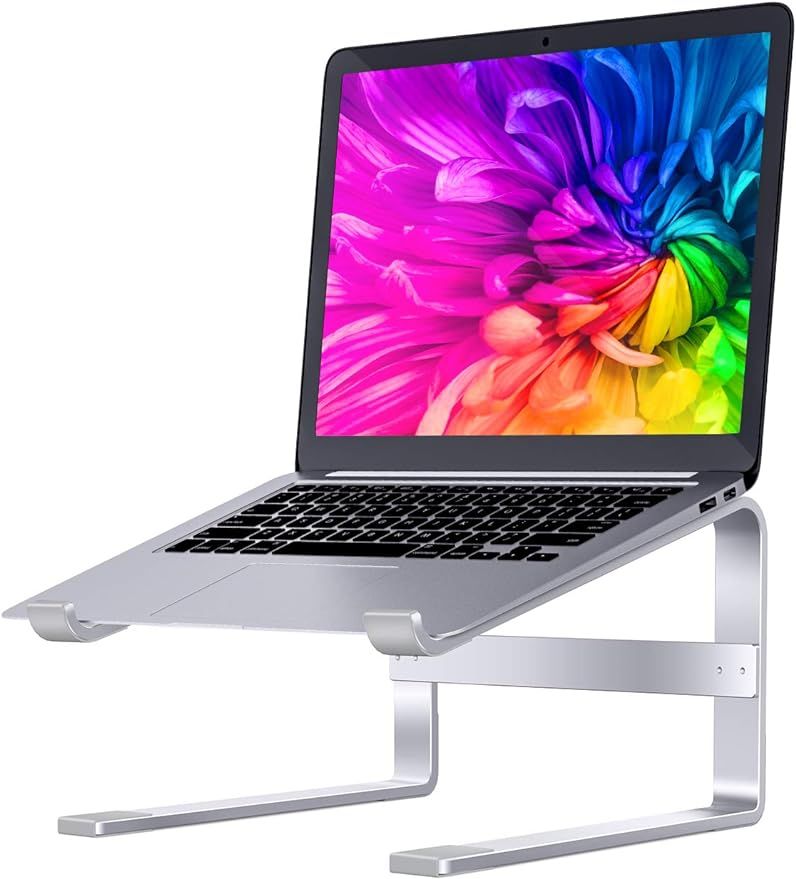 Laptop Stand for Desk, SOQOOL Laptop Riser for Desk, Ventilated Ergonomic Aluminum Laptop self Co... | Amazon (US)