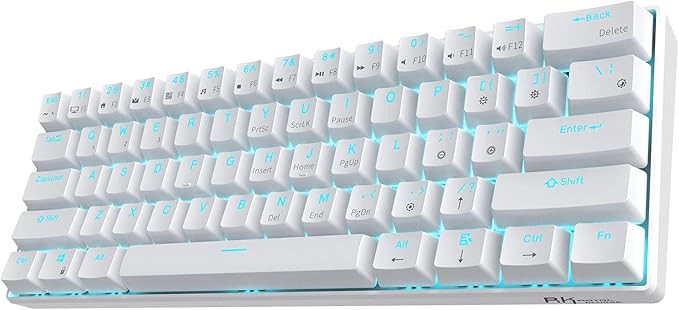 RK ROYAL KLUDGE RK61 Wireless 60% Triple Mode Mechanical Keyboard, 61 Keys Bluetooth Mechanical K... | Amazon (US)