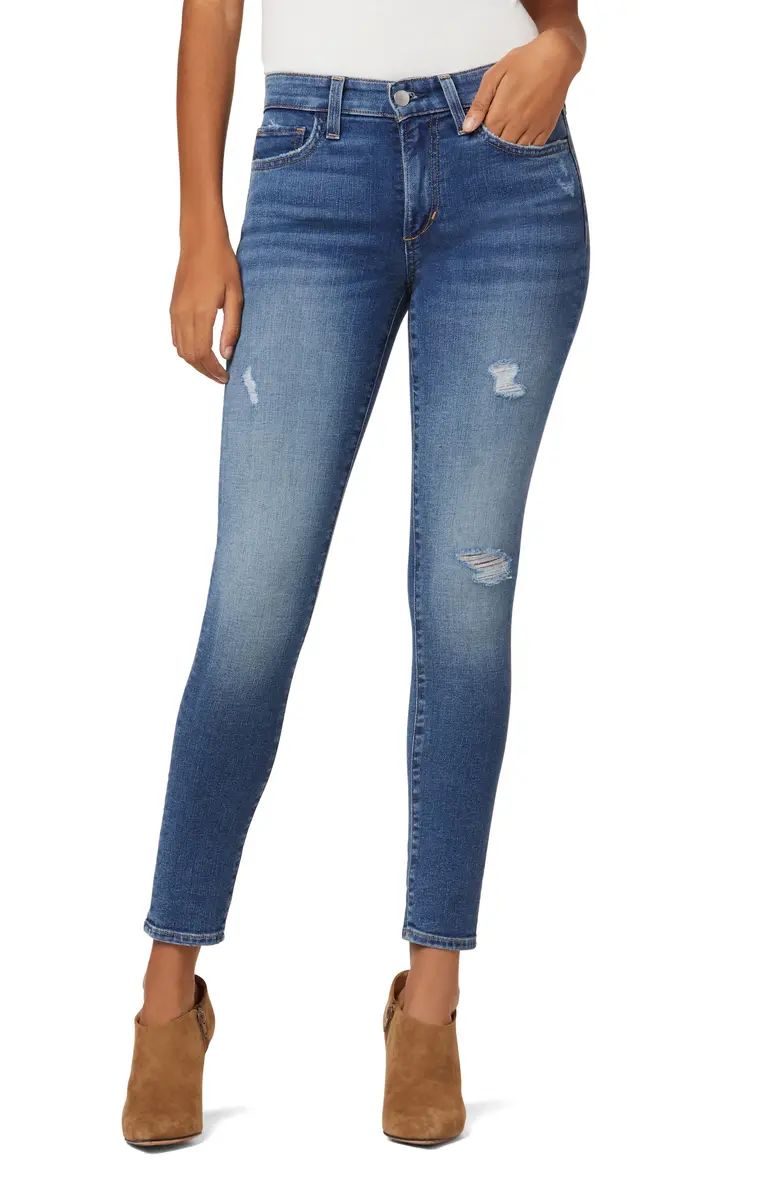 The Icon Distressed Ankle Skinny Jeans | Nordstrom