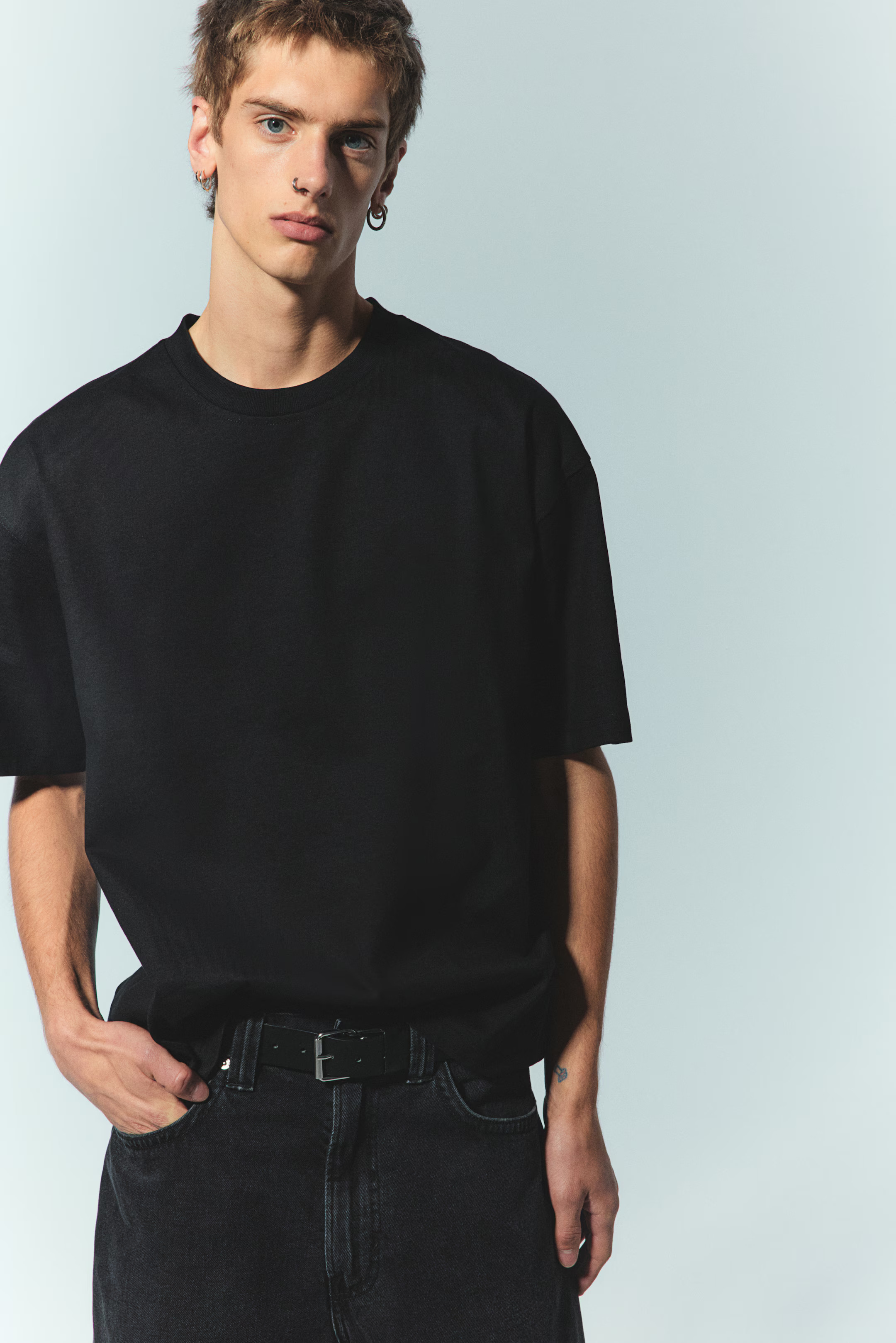 Oversized Fit Cotton T-shirt | H&M (US + CA)