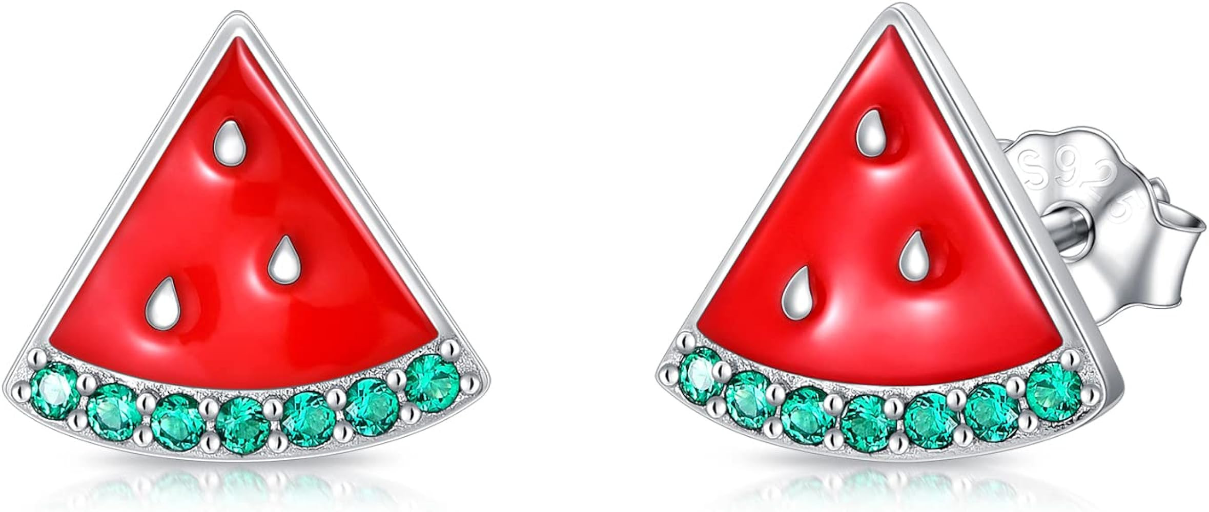 SHUSUKUE Cherry/Lemon//Watermelon/Pineapple/Strawberry/Mushroom/Cheese/Cupcake/Donut Earrings Ste... | Amazon (US)