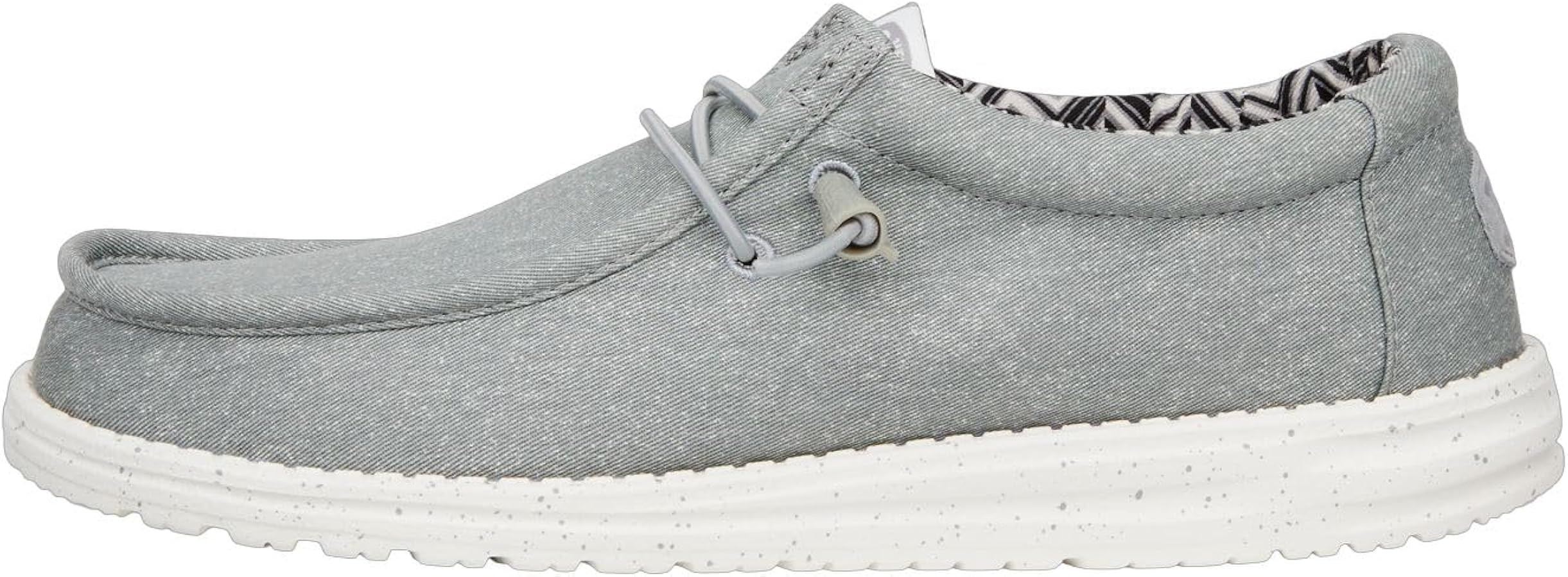 HEYDUDE Men\u2019s Wally Stretch Canvas Loafers | Lightweight Slip On Shoes | Casual Walking, Tra... | Amazon (US)