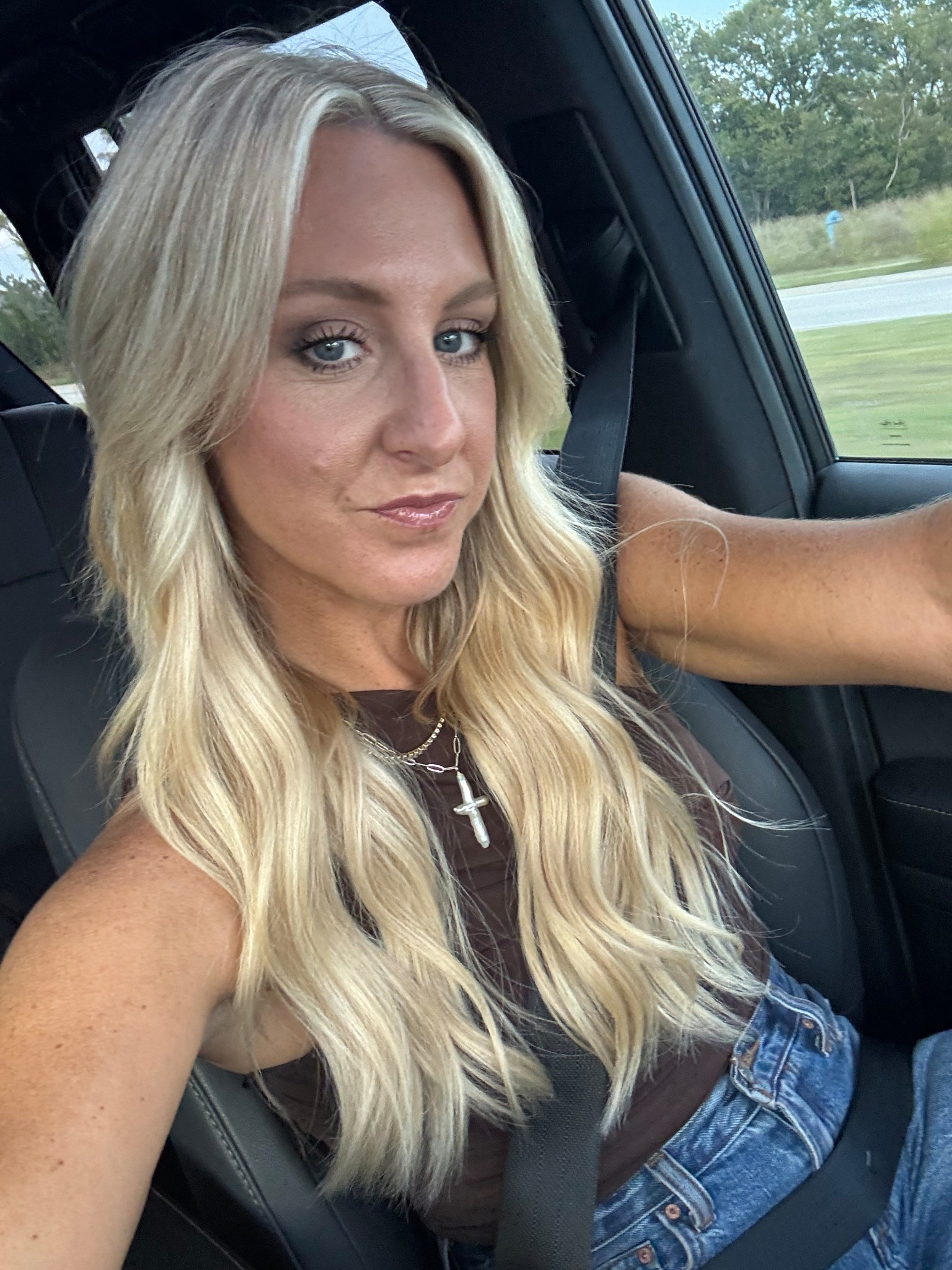 Car selfie 