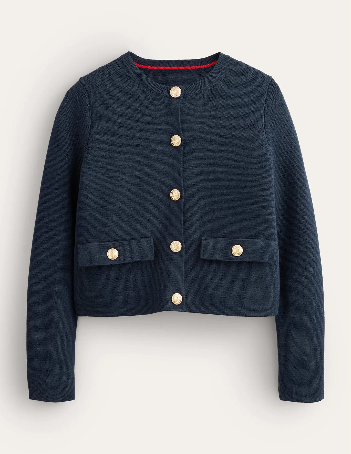 Striped Cotton Knitted Jacket | Boden (UK & IE)