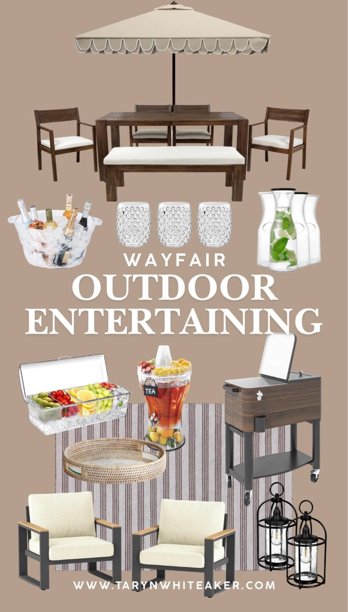 Outdoor entertaining season is here! ☀️✨ From timeless patio furniture to serving essentials and cozy finishing touches, these Wayfair finds make hosting outside feel effortless. Whether you’re planning backyard dinners or weekend get-togethers, these pieces are as beautiful as they are functional.

#Wayfair #OutdoorLiving #PatioInspiration #OutdoorEntertaining #BackyardStyle #PatioDecor #SummerHosting #OutdoorFurniture #HomeDecor #EntertainInStyle

#LTKSeasonal #LTKHome