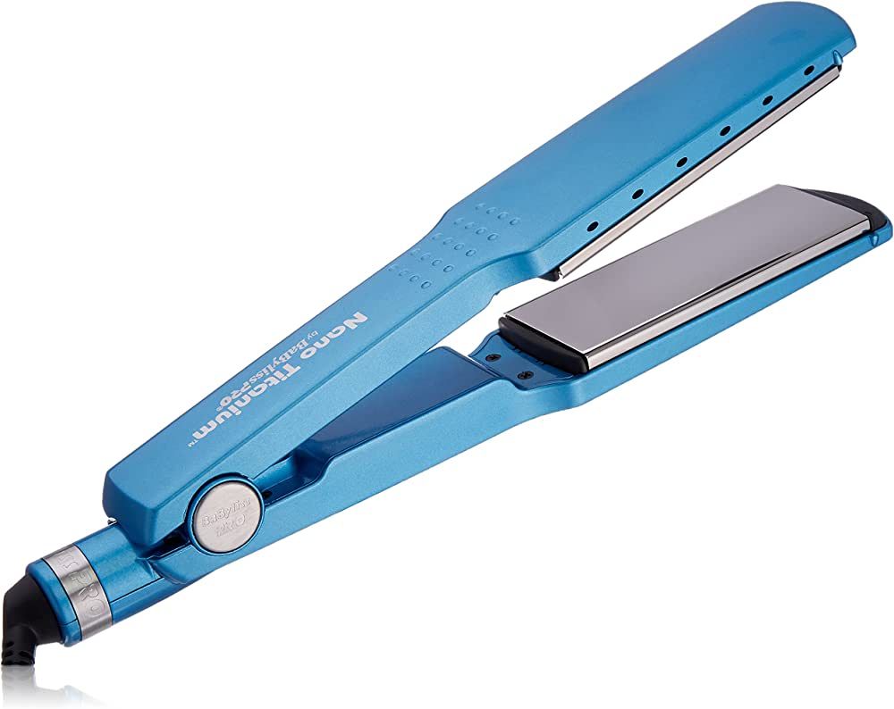 BaBylissPRO Flat Iron Hair Straightener, 1-1/4 Inch Nano Titanium Ionic' | Amazon (US)