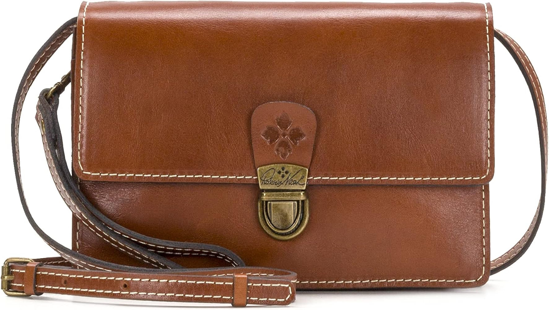 Patricia Nash | Lanza Leather Crossbody Bag | Women's Crossbody Purse | Crossbody Clutch | Amazon (US)