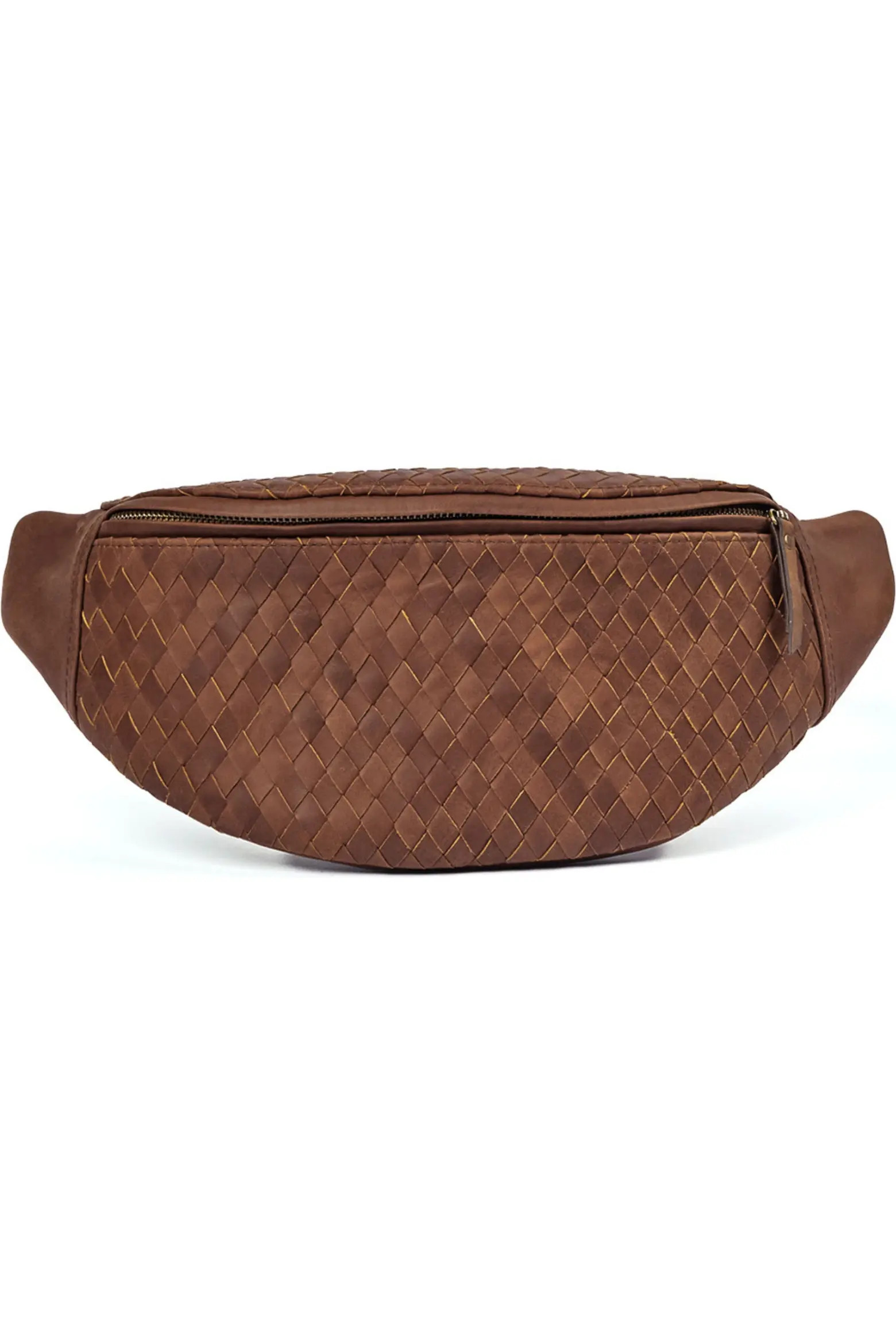Mandrn Woven Leather Crossbody Bag | Nordstrom | Nordstrom