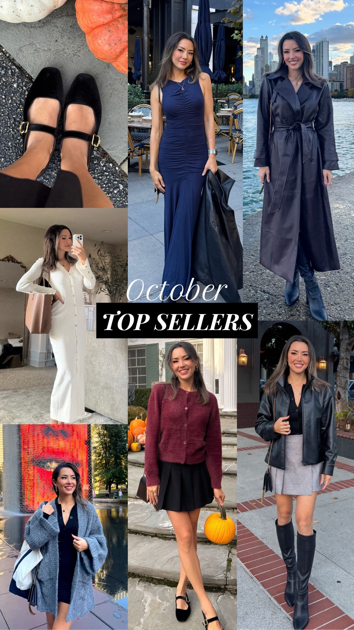 XS in everything except the black jacket!! Fall outfits, navy dress, sweater dress, narrow calf boots (comfy and true to size), fuzzy sweater, cozy cardigan, flats (so comfy and run one size big), faux leather jacket (size small), maxi dress, pleated mini skirt, skort

#LTKSeasonal #LTKStyleTip
