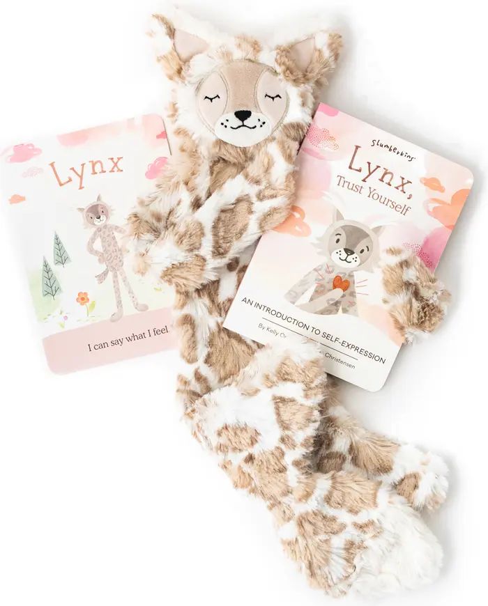 Lynx Stuffed Animal & 'Lynx, Trust Yourself' Board Book | Nordstrom