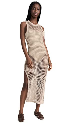Beach Riot, Women's, Holly Dress, Tan, Large | Amazon (US)